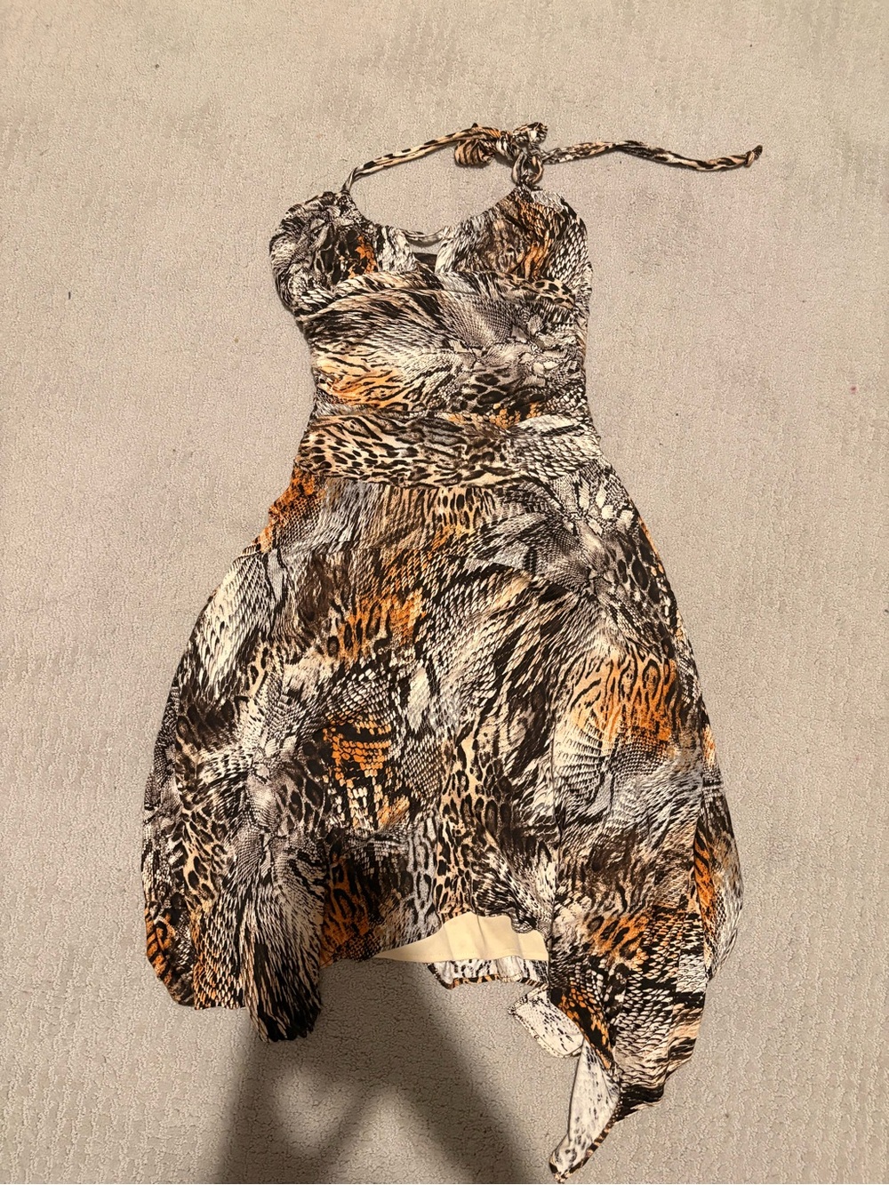 Animal print dress